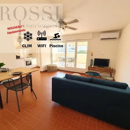 T2 Le Club Wifi Clim Piscine - Centre - Rossiconciergerie - Linge Inclus * La Grande-Motte